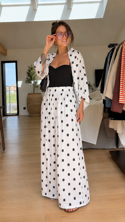 Monroe Polka Palazzo Set