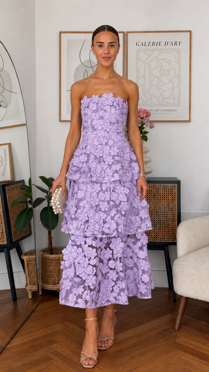 Roseate Tiered Maxi Dress