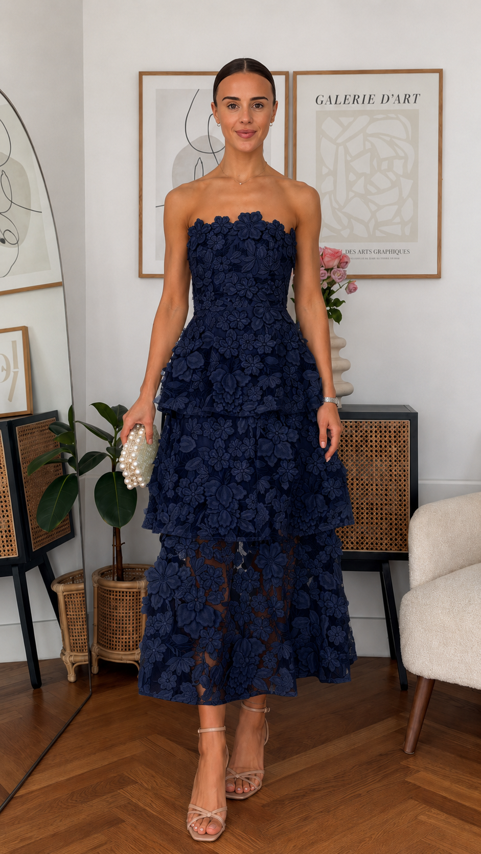 Roseate Tiered Maxi Dress