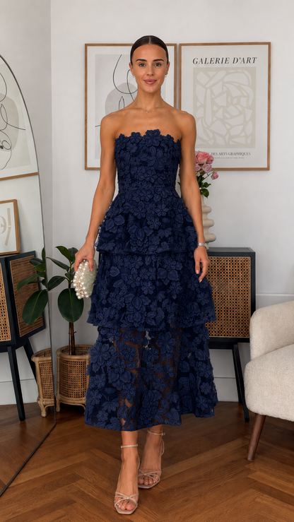 Roseate Tiered Maxi Dress