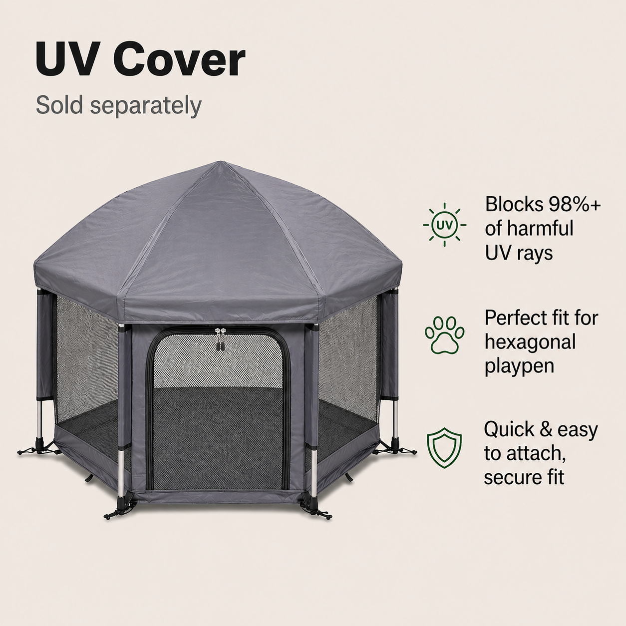 Pop-Up Portable Dog Play Tent | Soft Indoor Outdoor Folding Pet House for Dogs