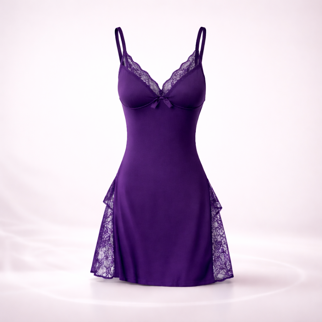 NightMuse Lace V-Neck Nightgown