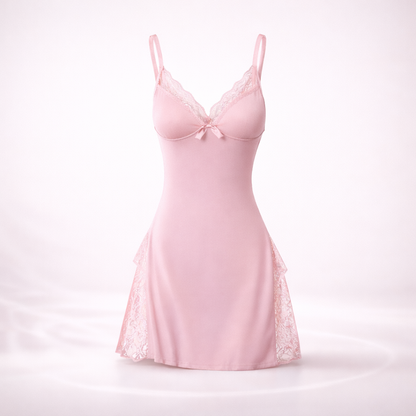 NightMuse Lace V-Neck Nightgown