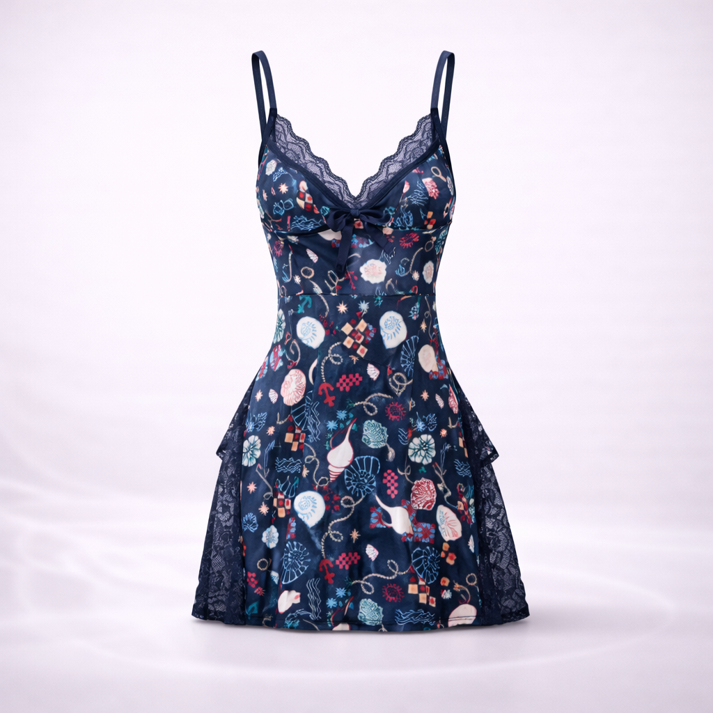 NightMuse Lace V-Neck Nightgown
