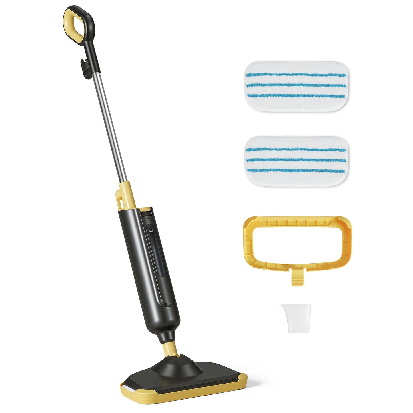 Lightweight Steam Mop Cleaner for Floors & Carpet with Washable Pads