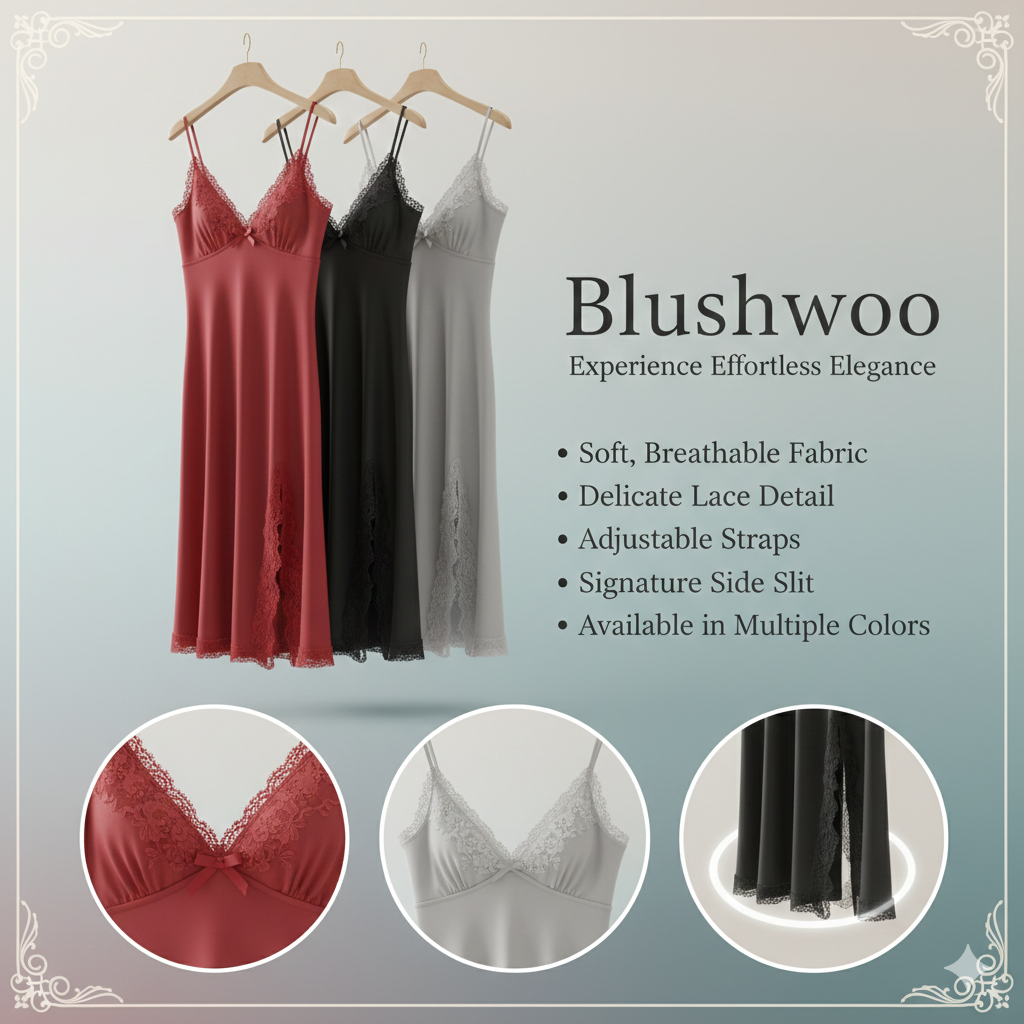 NightMuse Lace V-Neck Nightgown
