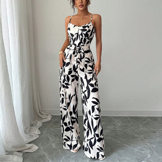 Summer European And American Women In Jumpsuits