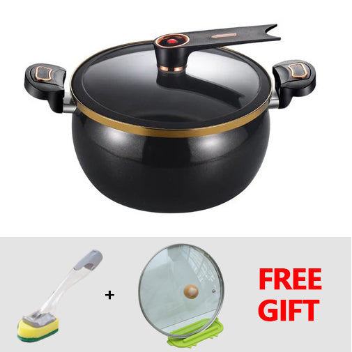 Large Capacity Micro-Pressure Enamel Soup Pot