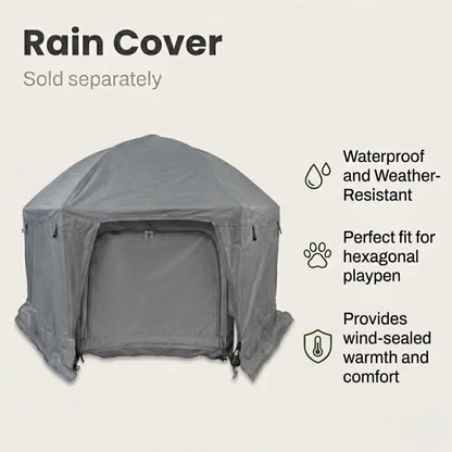 Pop-Up Portable Dog Play Tent | Soft Indoor Outdoor Folding Pet House for Dogs