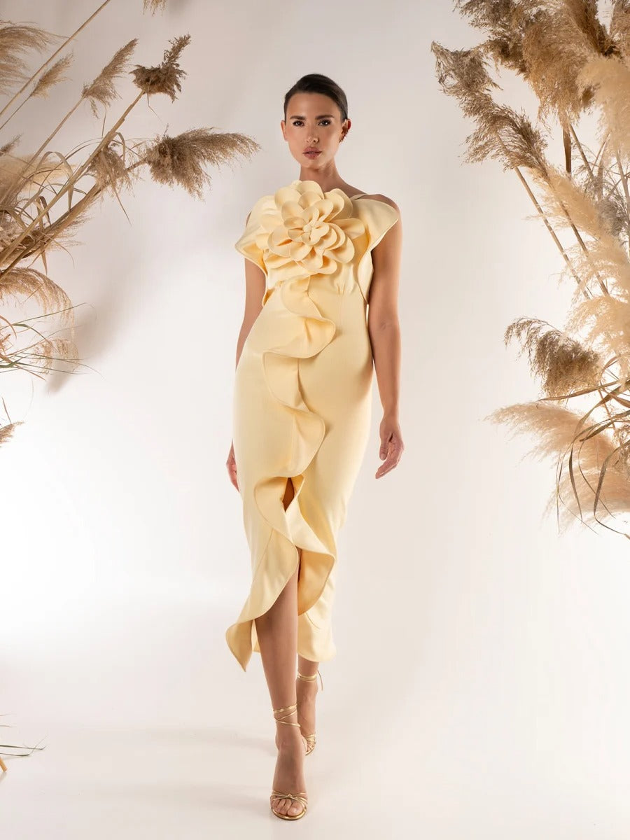 Fleur Mikado Gown