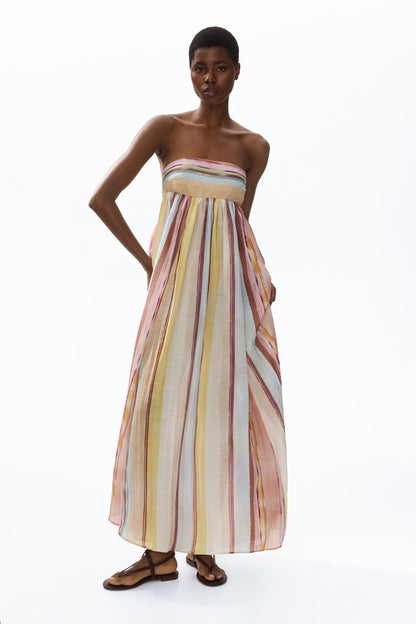 Long Bandeau Dress