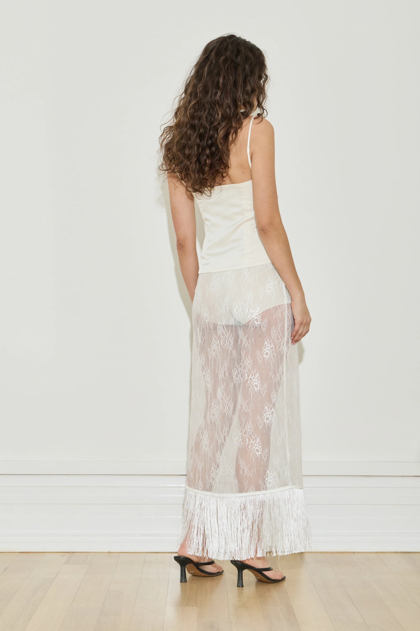 Lace Fringe Skirt