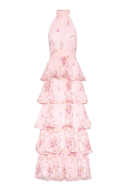 Angeline Maxi Dress Blush Bloom
