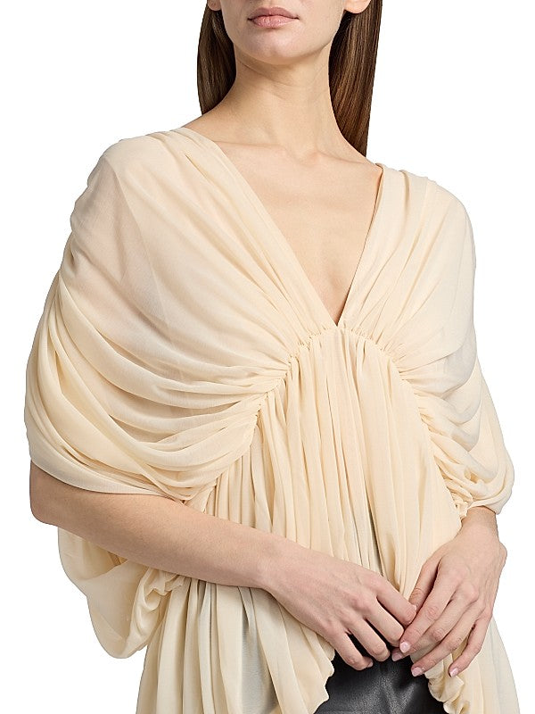 Lenore Ruched Dolman Sleeve Top