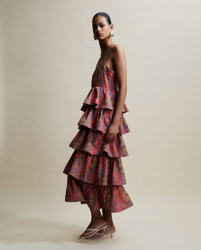 Ruffled Cotton Dress