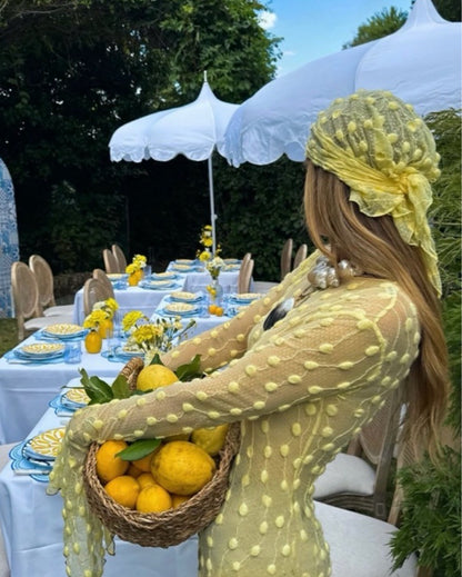 Yellow Debbie Lace Dress