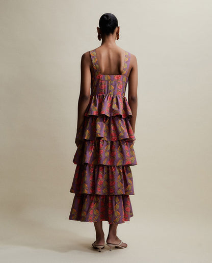 Ruffled Cotton Dress