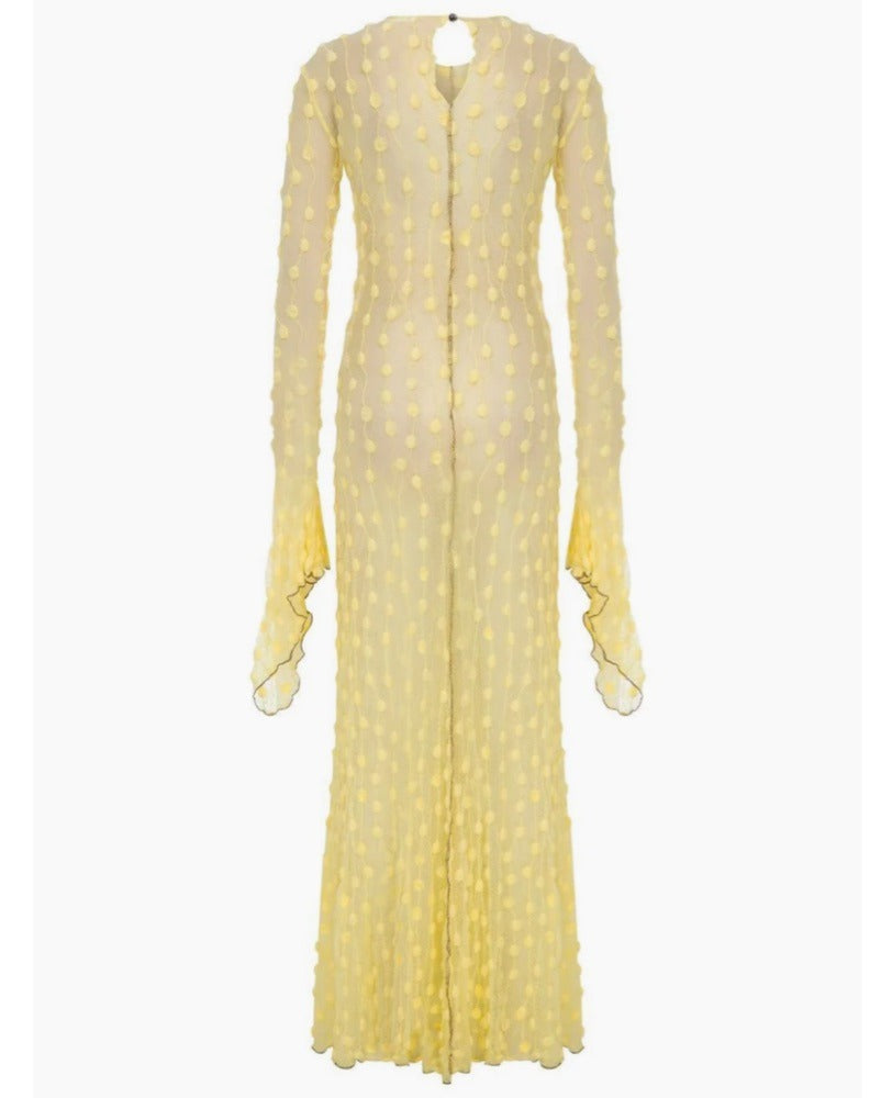 Yellow Debbie Lace Dress
