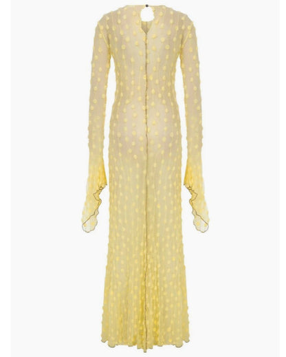 Yellow Debbie Lace Dress