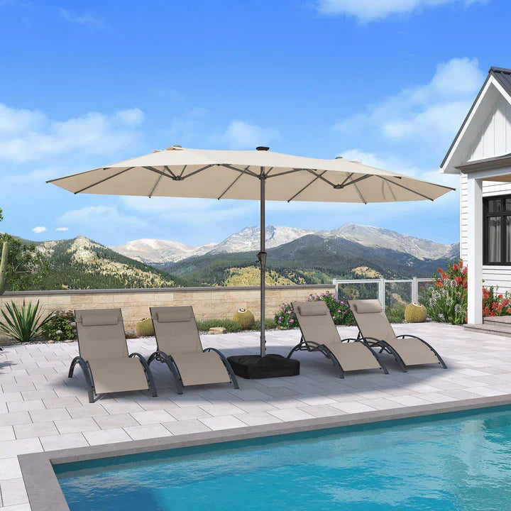 LED Sky — All-Weather Solar Patio Umbrella